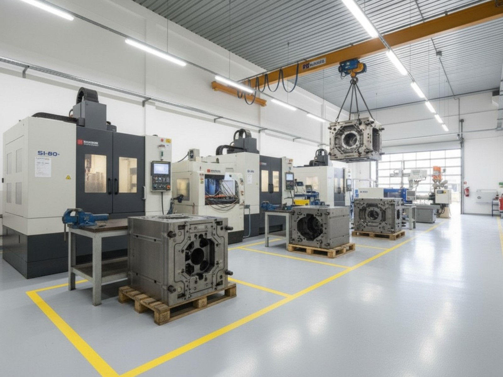 Taller propio de diseño y construcción de moldes con centros de mecanizado CNC